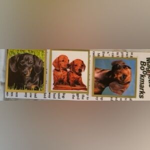 Dachshund Magnetic Bookmarks Set